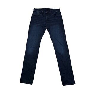 Mavi Jake Slim Leg 32x36 Men Dark Wash Denim Jean Office Casual Business